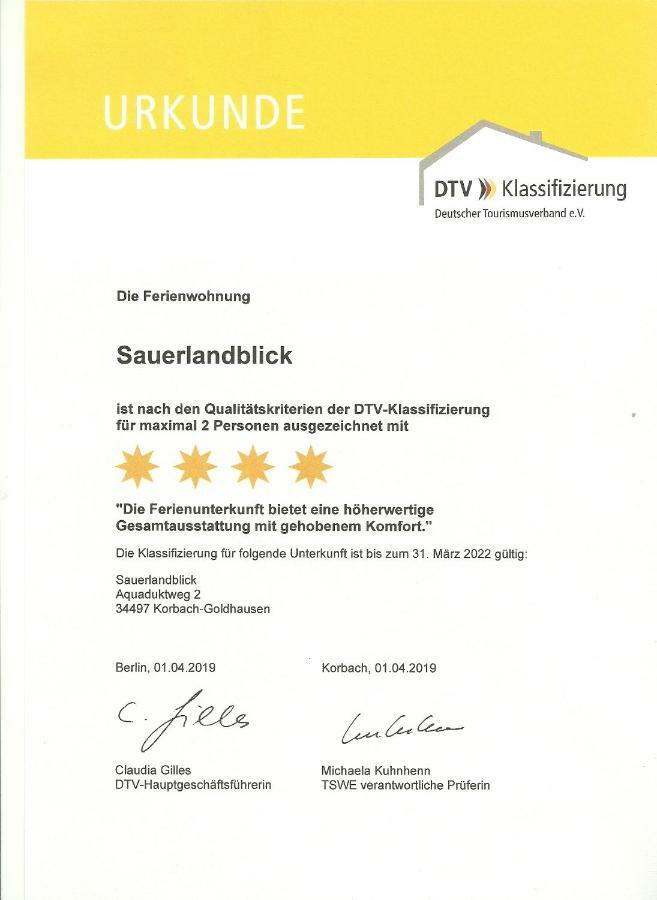Ferienwohnung Sauerlandblick Goldhausen Extérieur photo